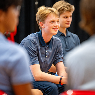 Students in class. Links to Gifts by Will